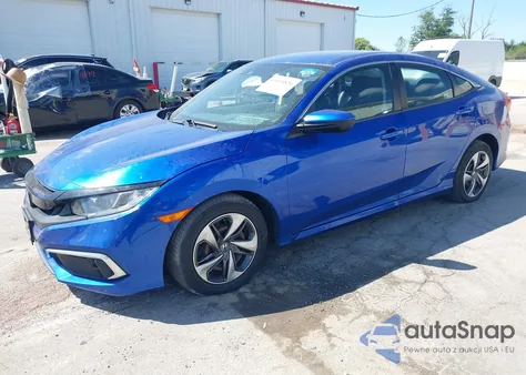 2020 Honda Civic Lx из США, поврежденный, VIN 19XFC2F65LE011273